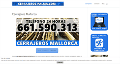 Desktop Screenshot of cerrajeros-palma.com