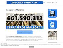 Tablet Screenshot of cerrajeros-palma.com